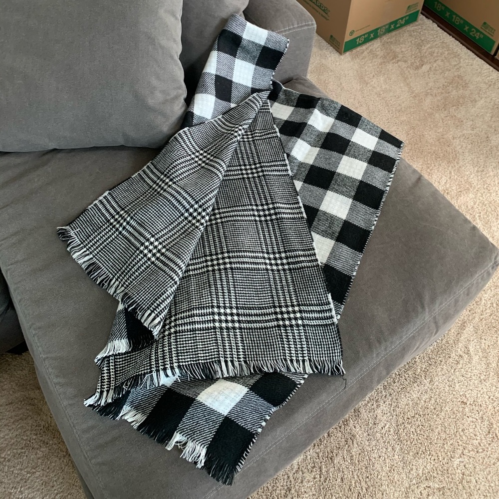 Blanket scarf - Two Patterns